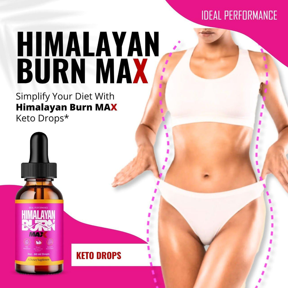 Ingredients panel for Himalayan Burn Drops Max