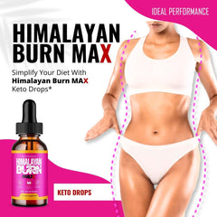 Ingredients panel for Himalayan Burn Drops Max