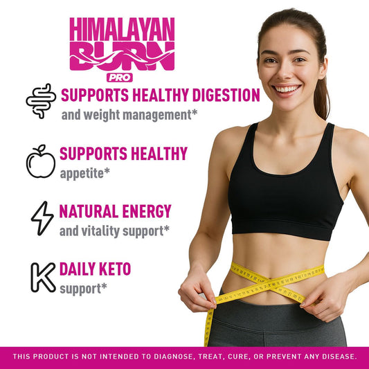 Himalayan Burn Pro Gummies bottle label close-up