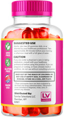 Dietary supplement bottle on a clean surface