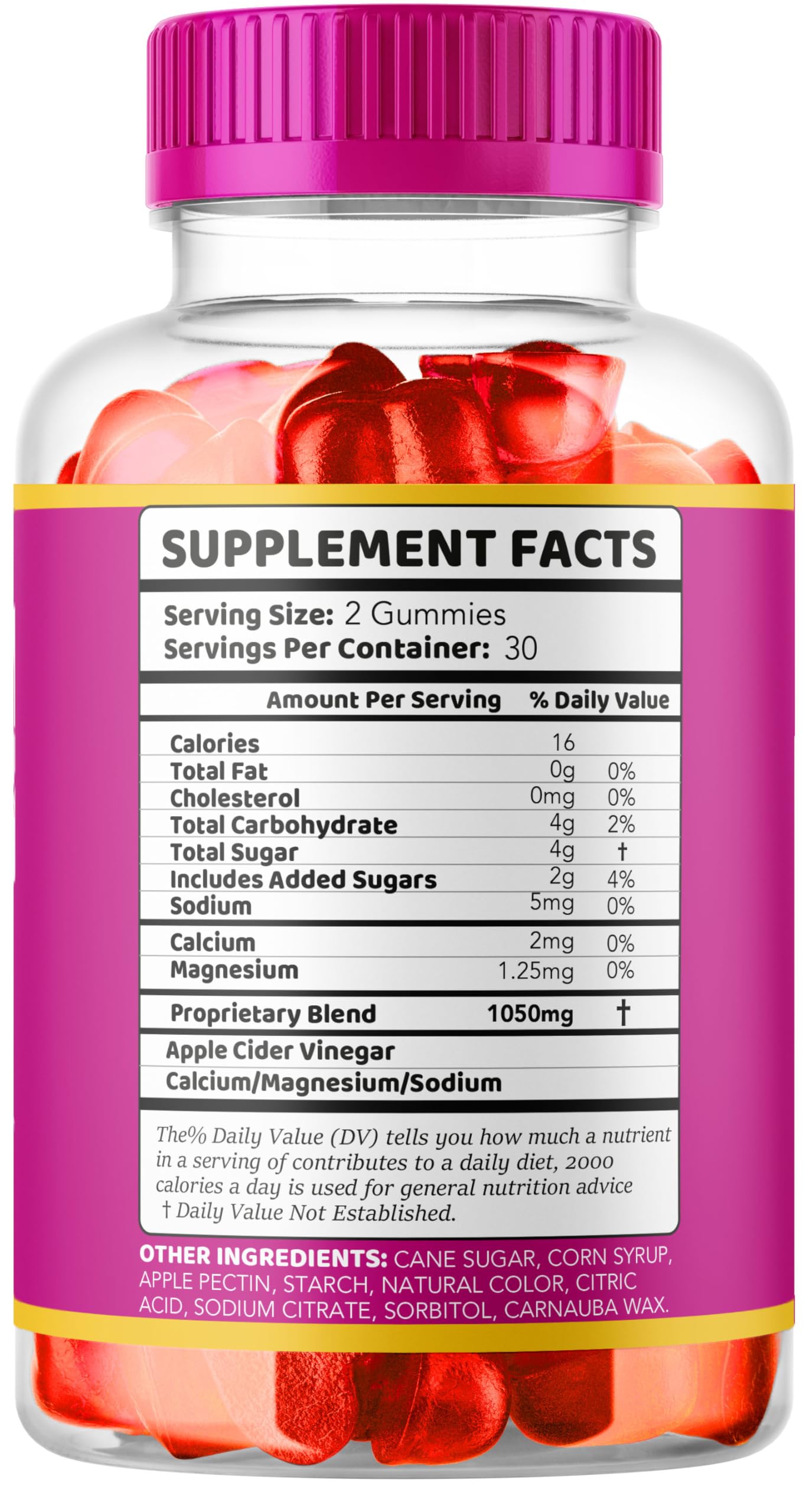 60 gummies per bottle for 1-month supply