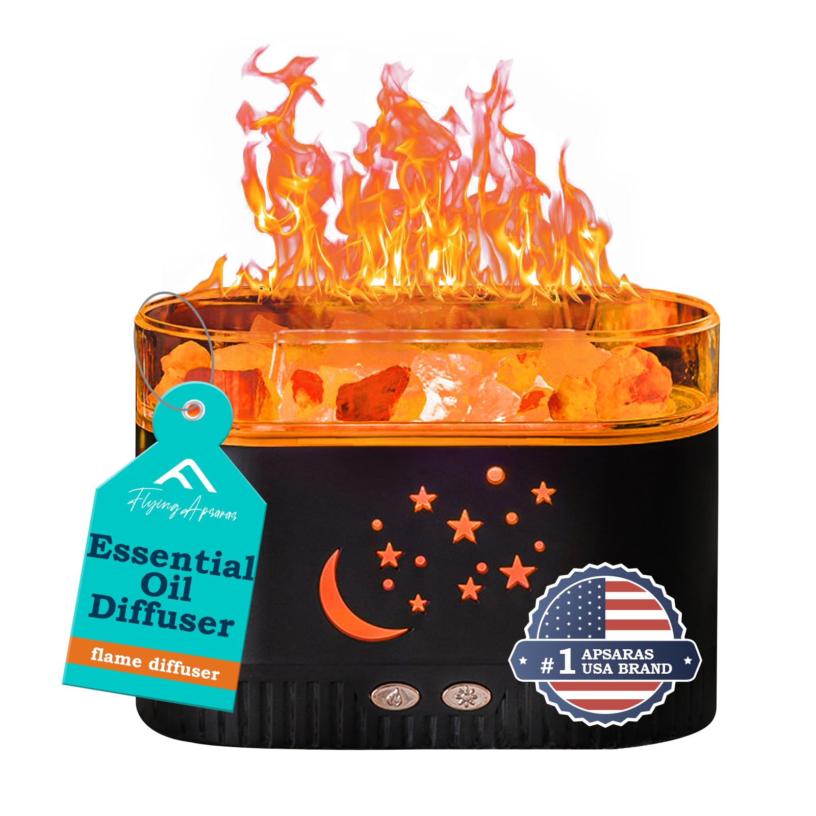 Himalayan salt lamp diffuser with 200ml capacity