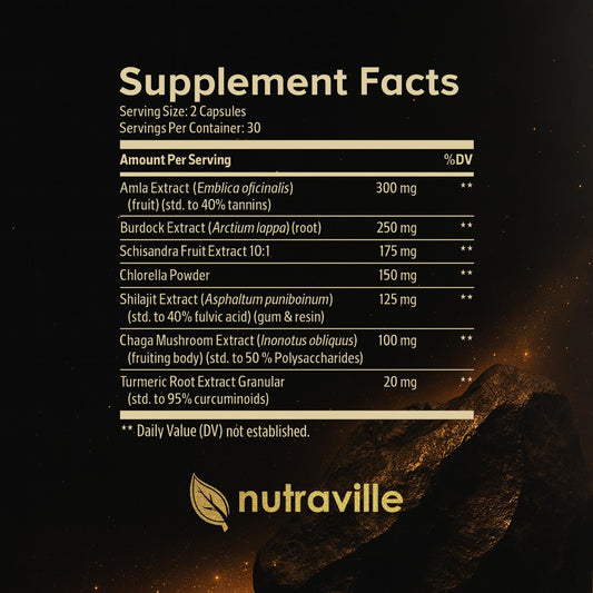 Wild-harvested Himalayan Shilajit with fulvic acid and minerals