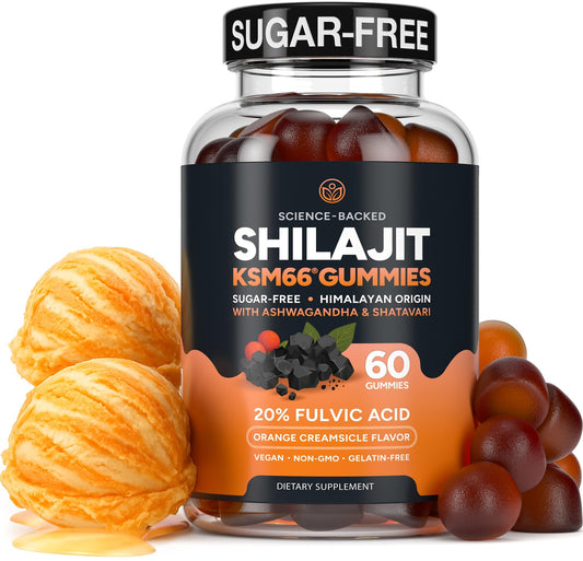 Bottle of Himalayan Shilajit Gummies