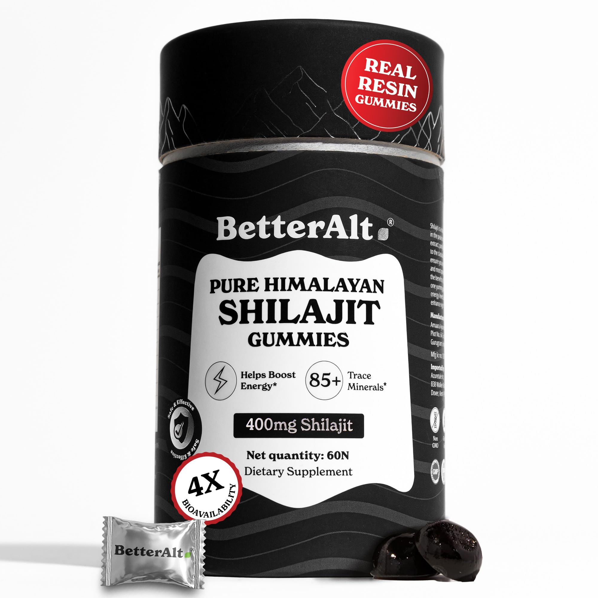 Pure Himalayan Shilajit Gummies in tamarind flavor – 60 count