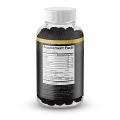 Gummy bottle shown with 60 gummies and sugar-free formula