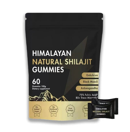 Hero image of Himalayan Shilajit Gummies with Ashwagandha & Gokshura in berry flavor
