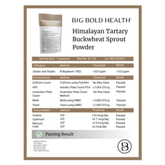 Graphic highlighting prebiotic fiber and polyphenol content