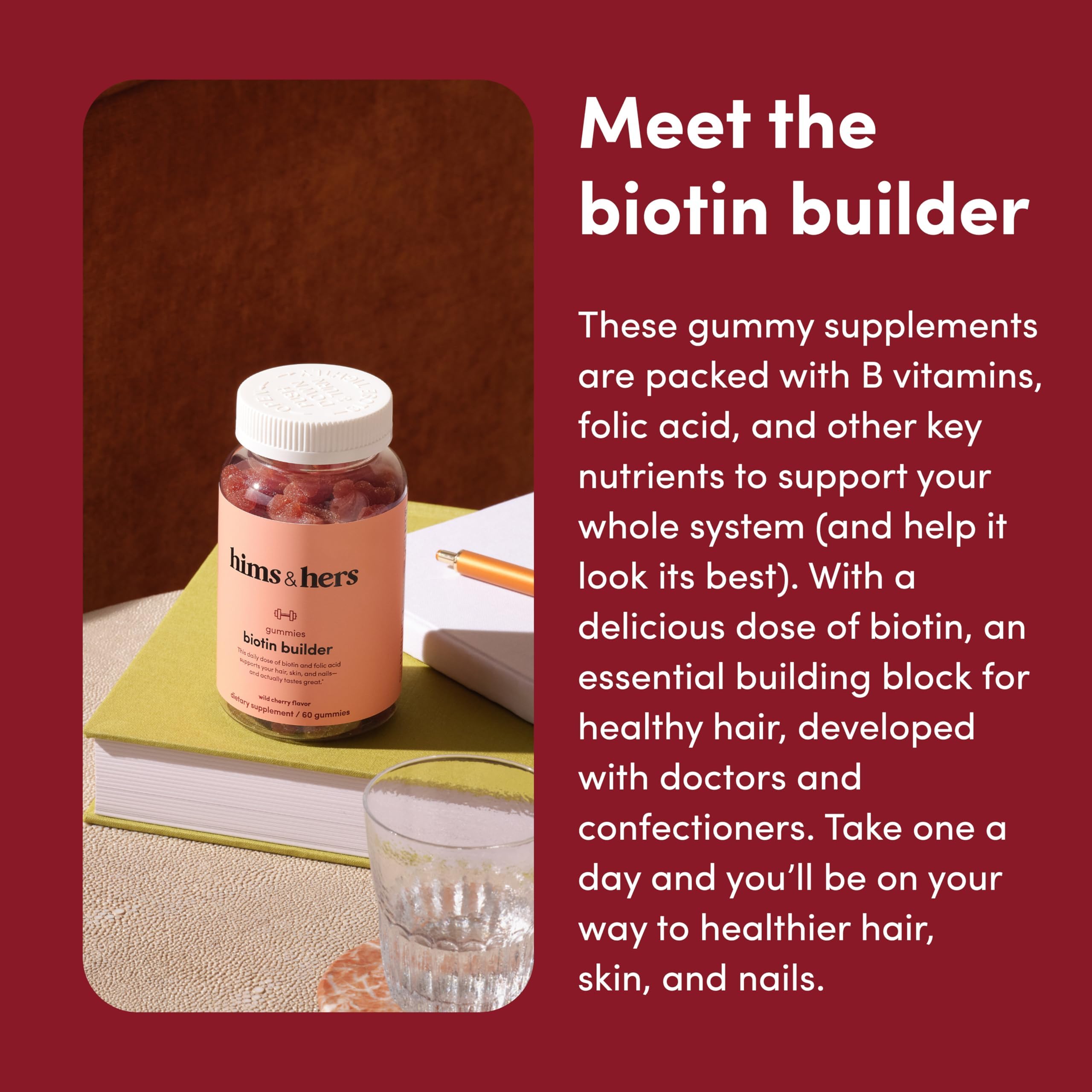 Packaging showing B12, B6 and D vitamins included