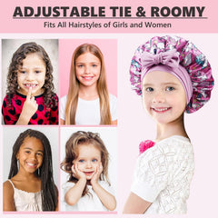 Himoswis Kids Silk Scrunchies Two-pack protects hair during daytime routines.