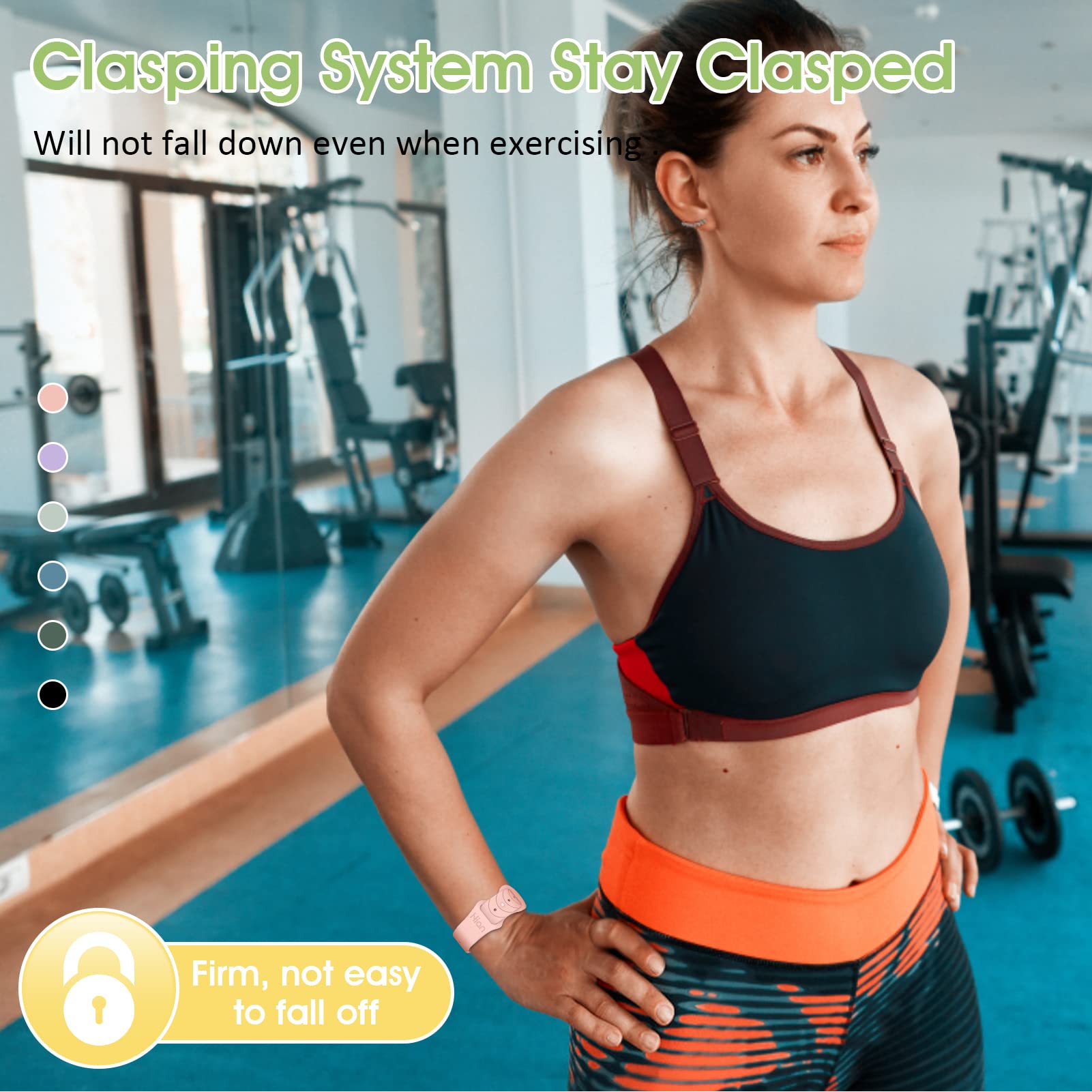 Two pairs of Pine Green bands ready for family travel and daily use.