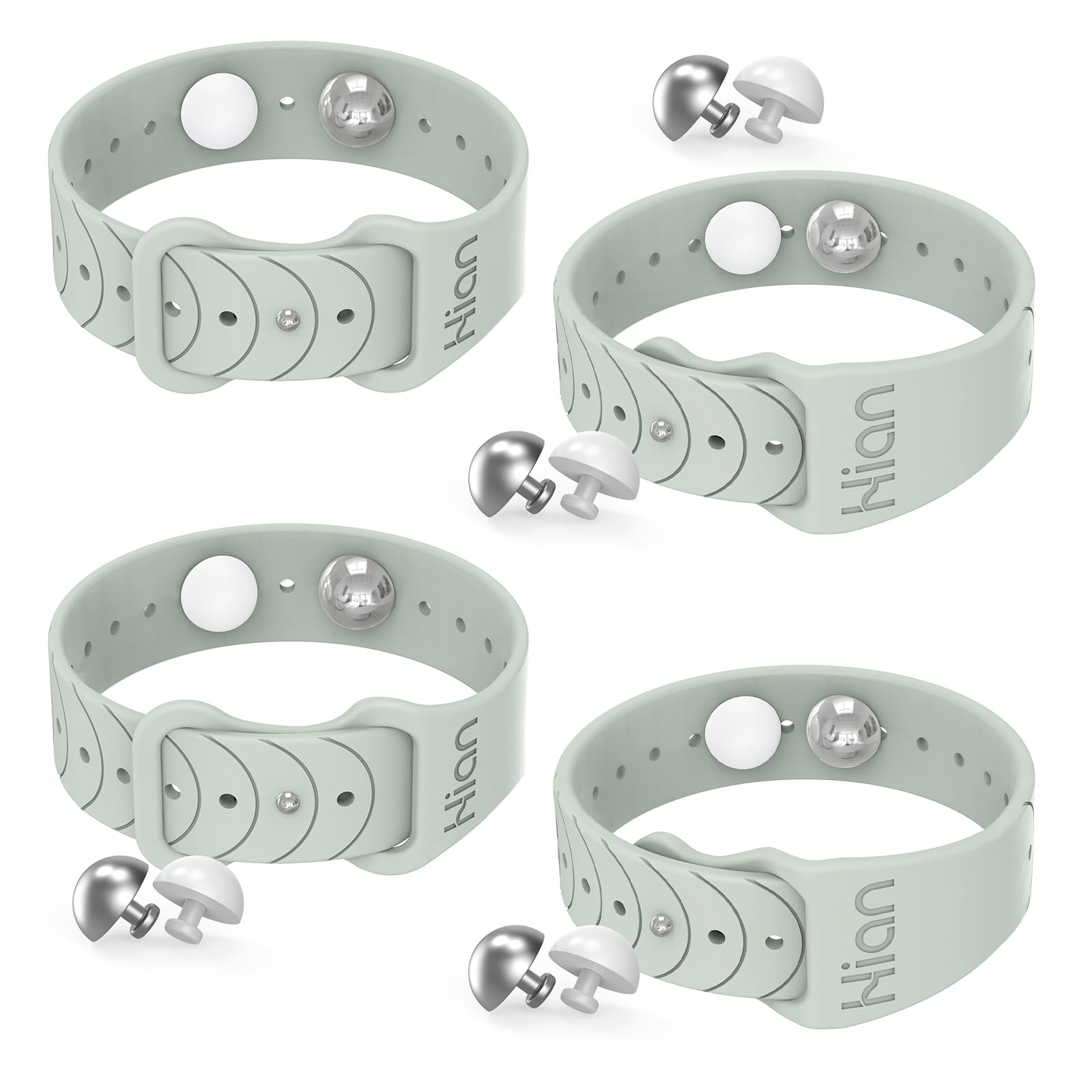 Hion motion sickness bracelet close-up highlights soft silicone comfort