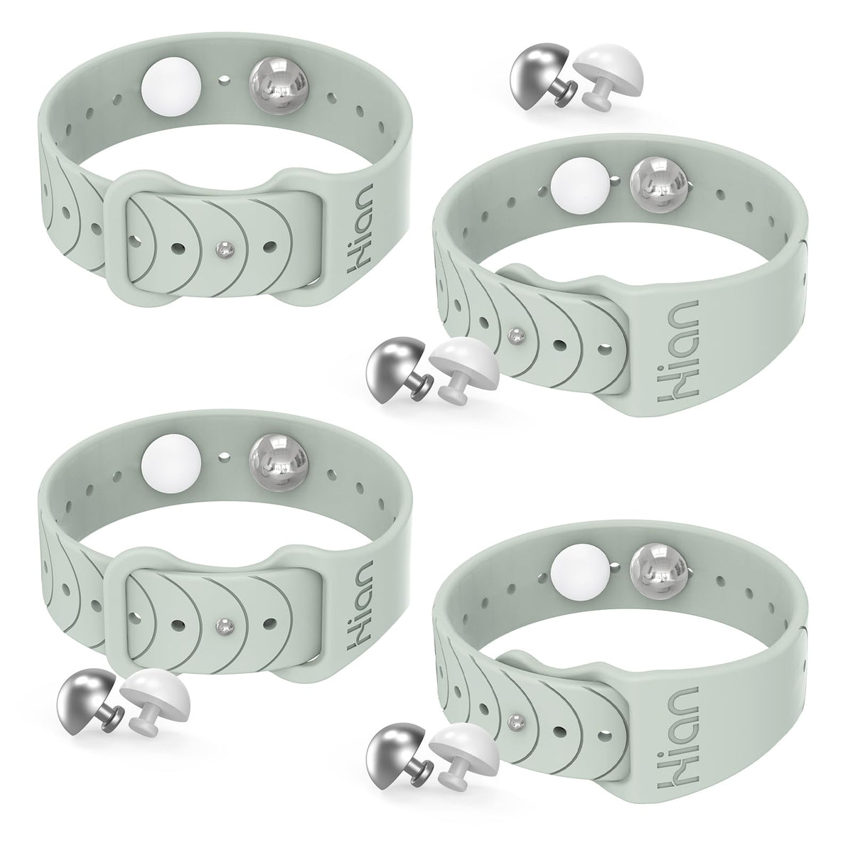 Hion motion sickness bracelet close-up highlights soft silicone comfort