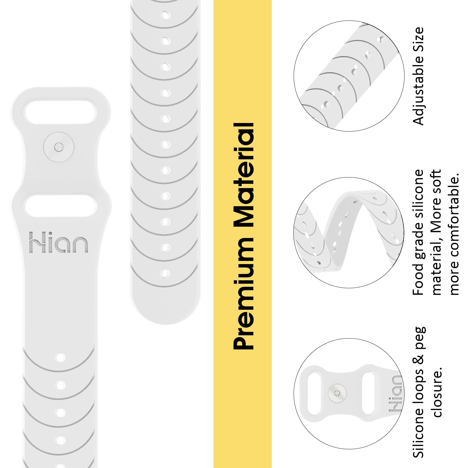 Hion bracelet close-up shows inner-wrist beads for targeted pressure points