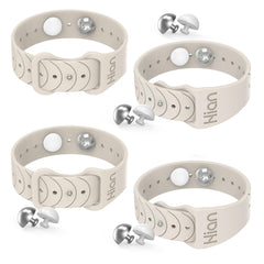 Hion motion sickness bracelets bead closeup highlights soft silicone and magnetic bead comfort