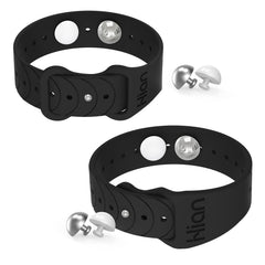 Hion motion-sickness bracelets close-up of acupressure beads for nausea relief.