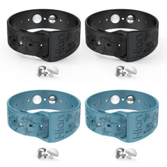 Hion motion sickness bracelets black on wrist for natural, drug-free nausea relief.