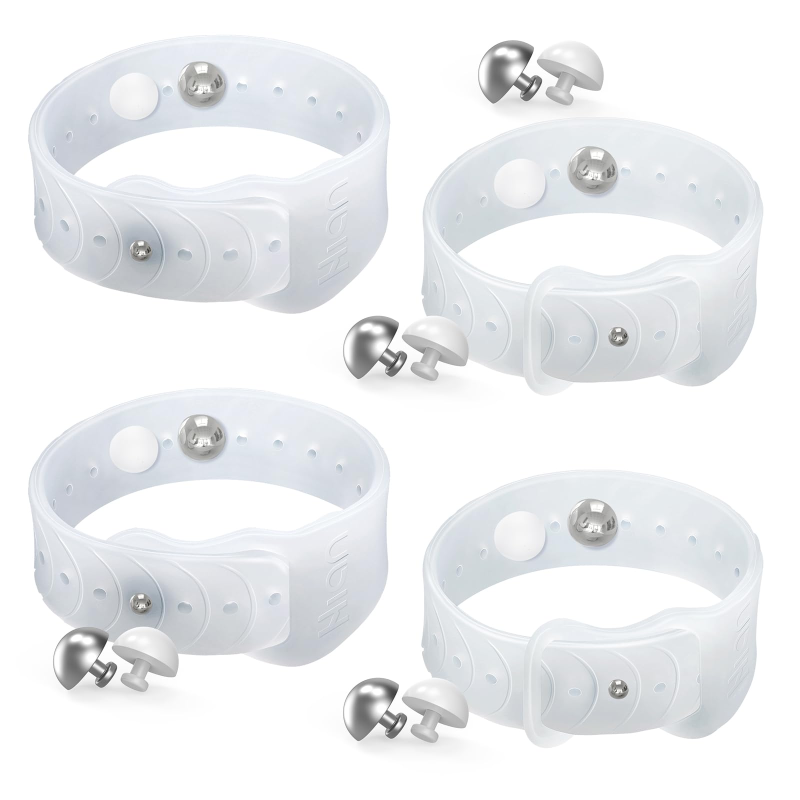 Hion motion-sickness bracelets pack front view for travel comfort and nausea relief.
