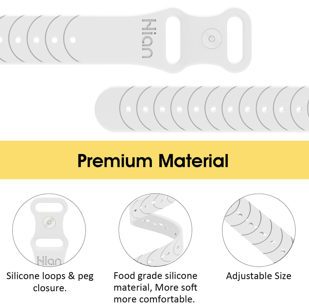 Hion motion sickness bracelets silicone band close-up highlights skin-friendly comfort.