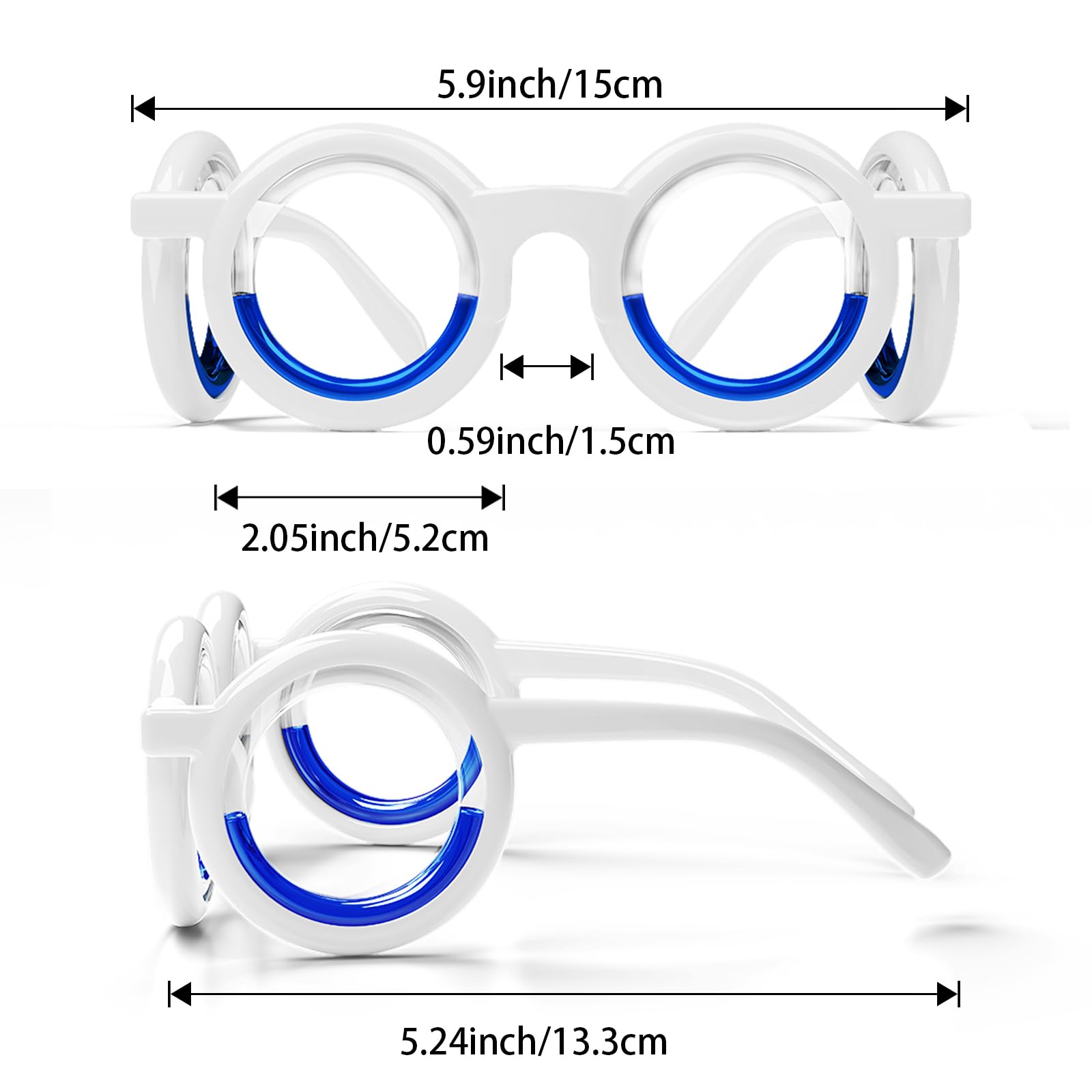 Hion glasses with liquid-filled rims adapt to movement for a steady feel.