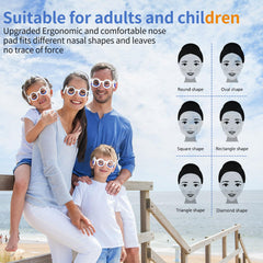 Hion Motion Sickness Glasses on the sea offer comfortable seasickness relief