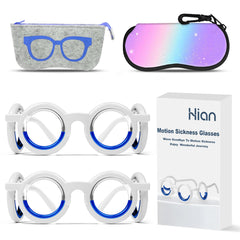 Hion motion sickness glasses pack with two pairs for travel comfort