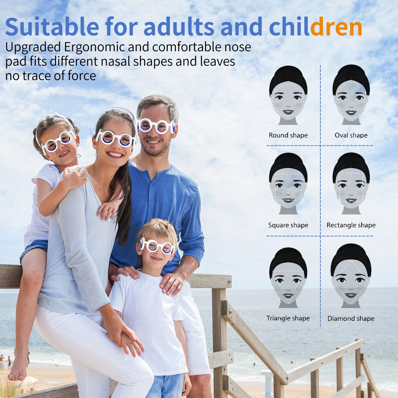 Hion motion sickness glasses value pack 2-pair offers affordable travel protection.