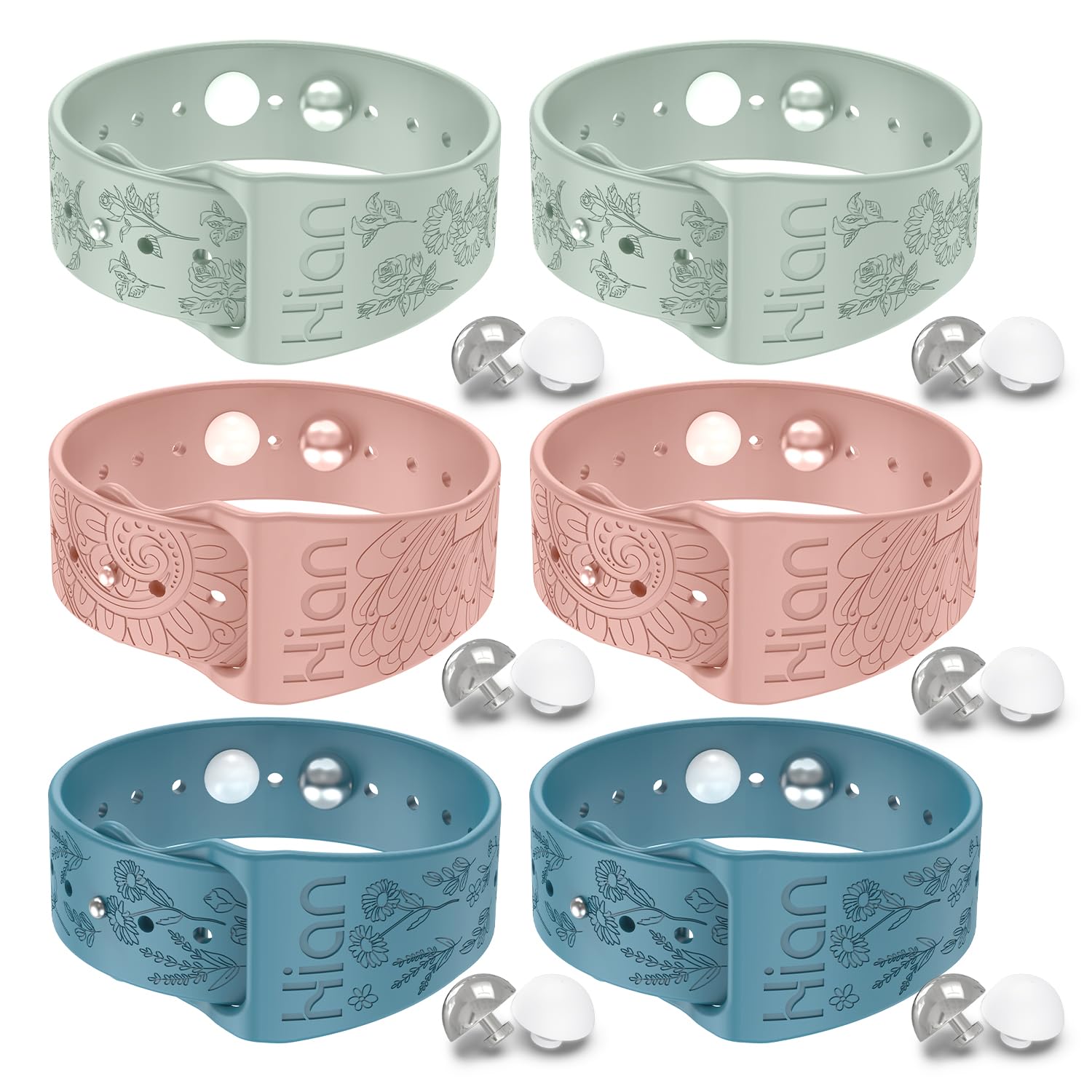 Hion sea-sickness wristbands in beryl color for stylish natural nausea relief