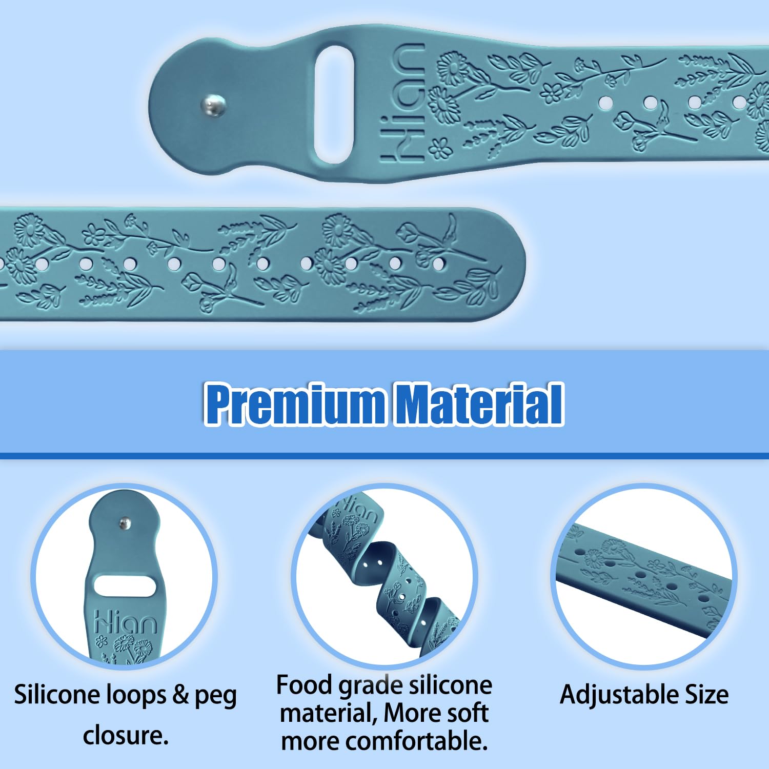 Hion sea-sickness wristbands with daisy pattern pair show style and gentle relief.