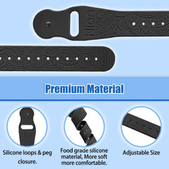 Hion sea sickness wristbands on wrist demonstrate stylish, adjustable fit for everyday travel.