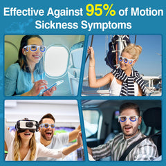 Hion travel-use scenario image shows in-car, plane, boat testing, suggesting versatile motion comfort.