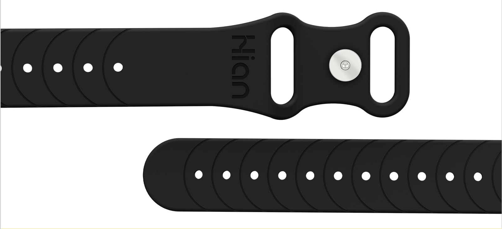 Close-up of Hion wristband beads showing acupressure points for nausea relief