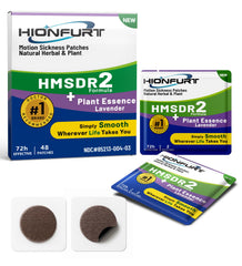 Hionfurt HMSDR2 patch packfront lavender for travel comfort and gentle motion relief