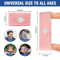 Washable and reusable design promotes cost-effective, drug-free nausea management.