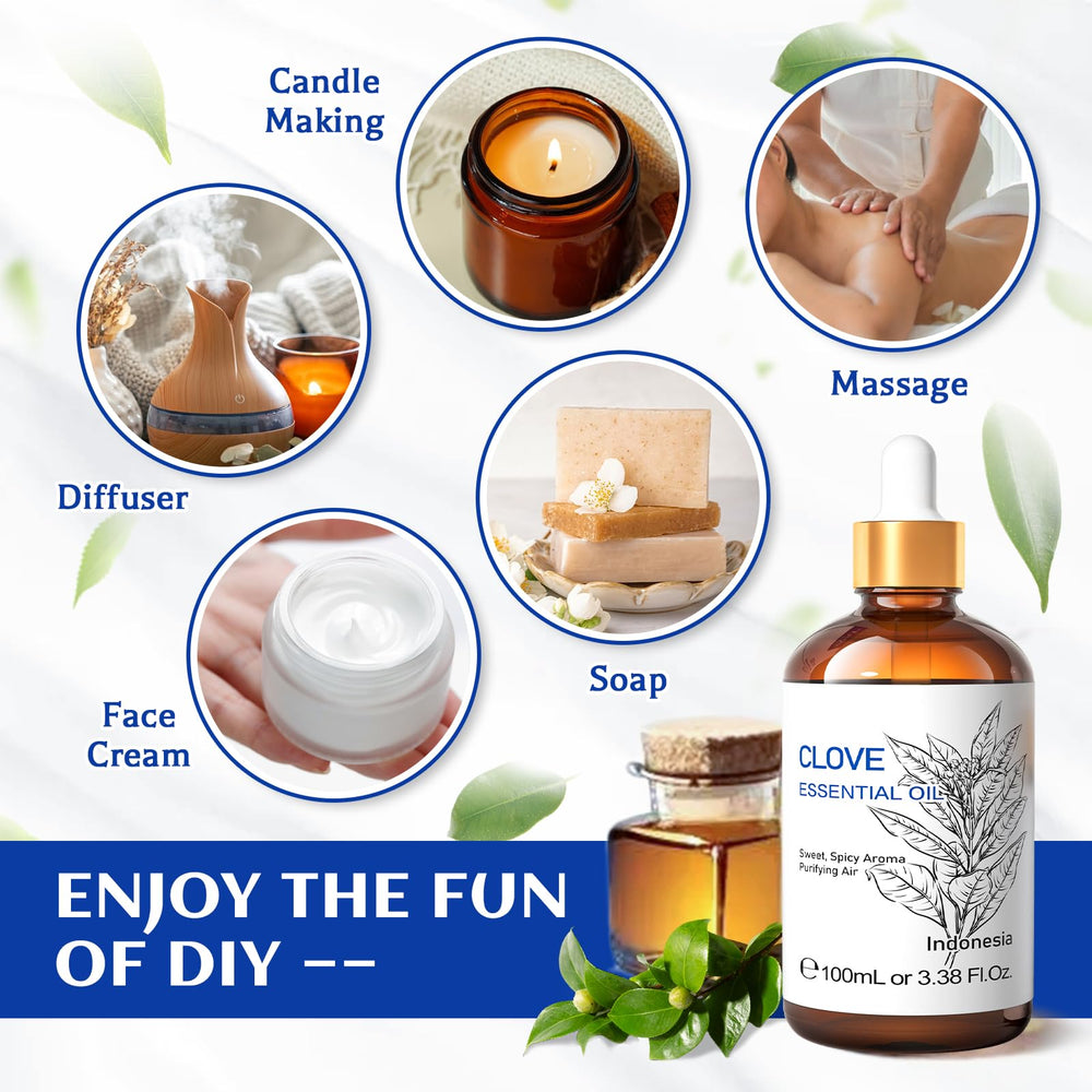 Clove oil used in diffuser for aromatherapy