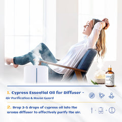 Cypress essential oil for skincare routine