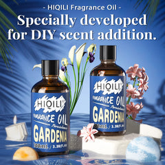 Gardenia fragrance oil added to a diffuser for aroma
