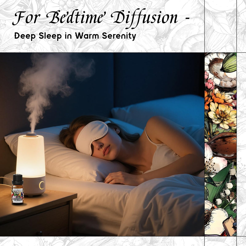 Dropping diffuser oil into a compatible diffuser