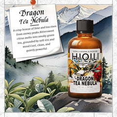 Dragon Tea Nebula fragrance oil used in a diffuser setup