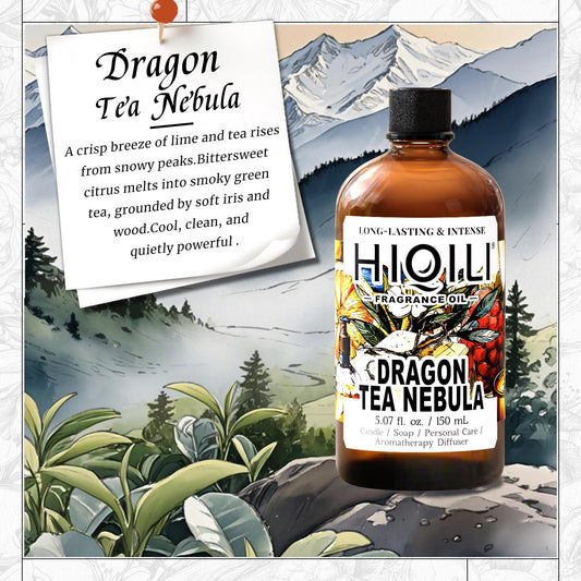 HIQILI Dragon Tea Nebula fragrance oil packaging