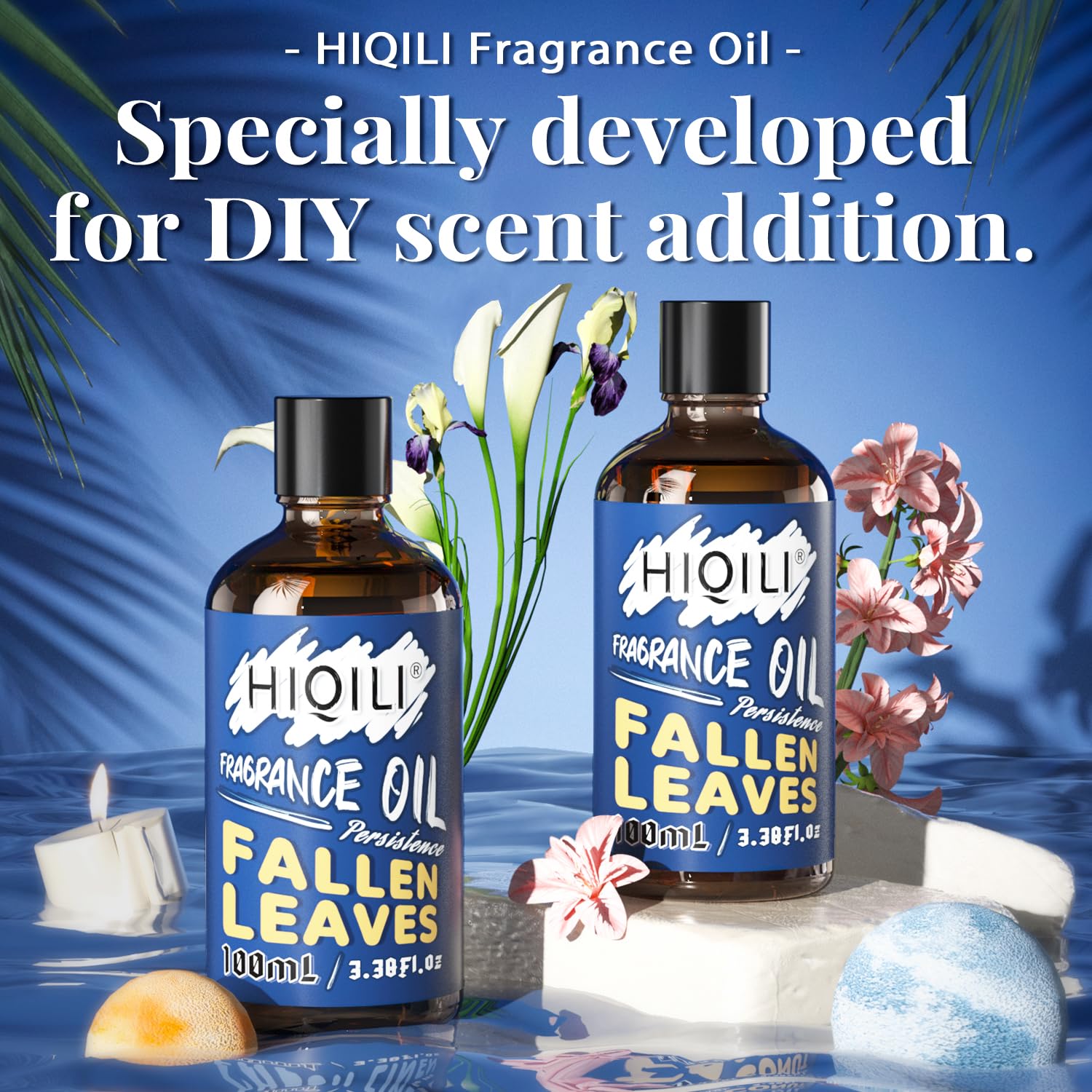 Soap making with HIQILI Fallen Leaves fragrance oil