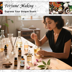 Long-lasting fragrance oil suitable for candles and diffusers.