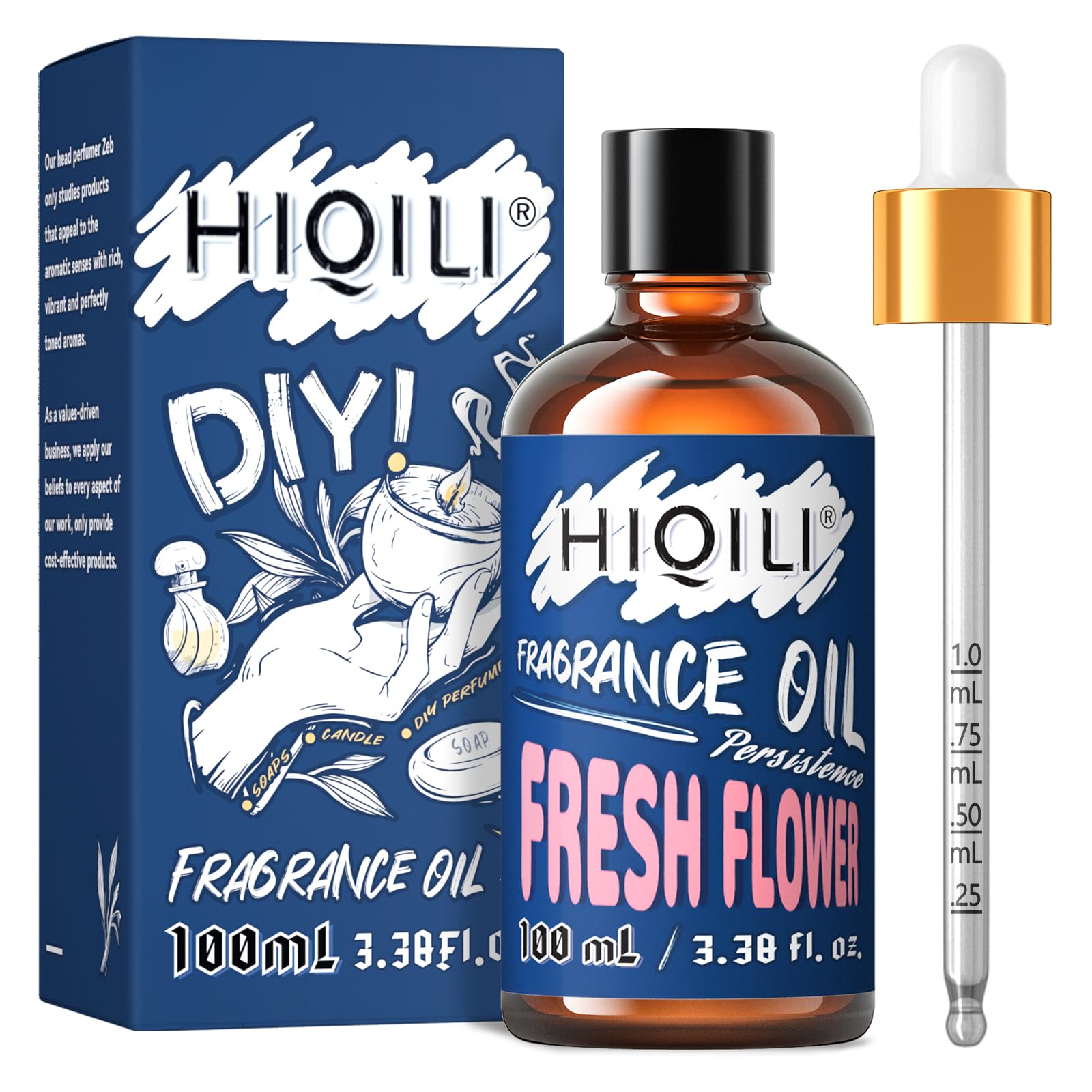 HIQILI Fresh Flower Essential Oil bottle 100ml