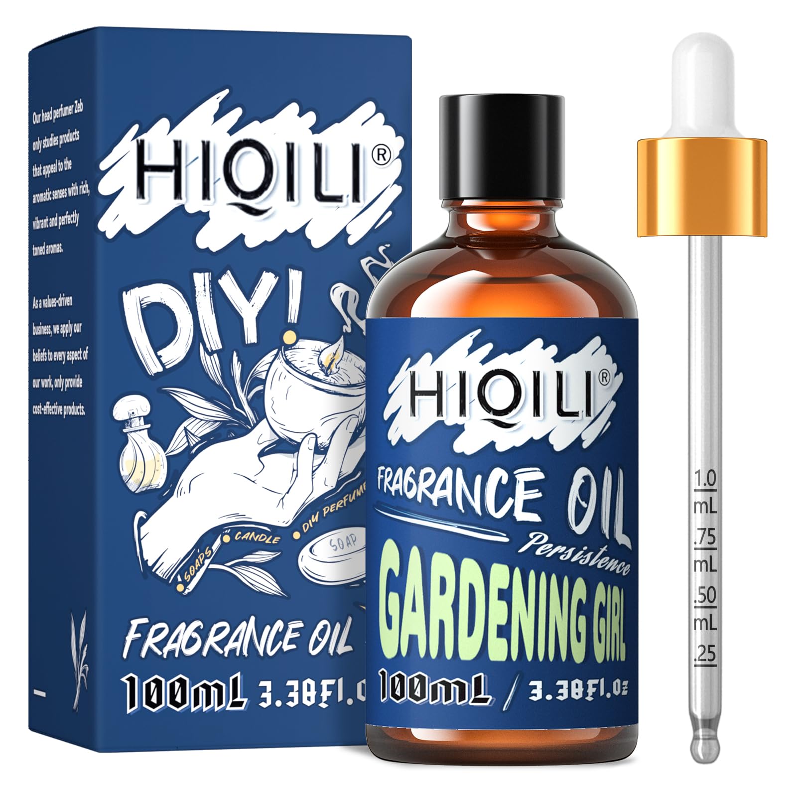 HIQILI Gardening Girl Fragrance Oil 100ml bottle
