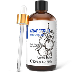 Amber glass bottle of HIQILI Grapefruit Essential Oil (30 ml)