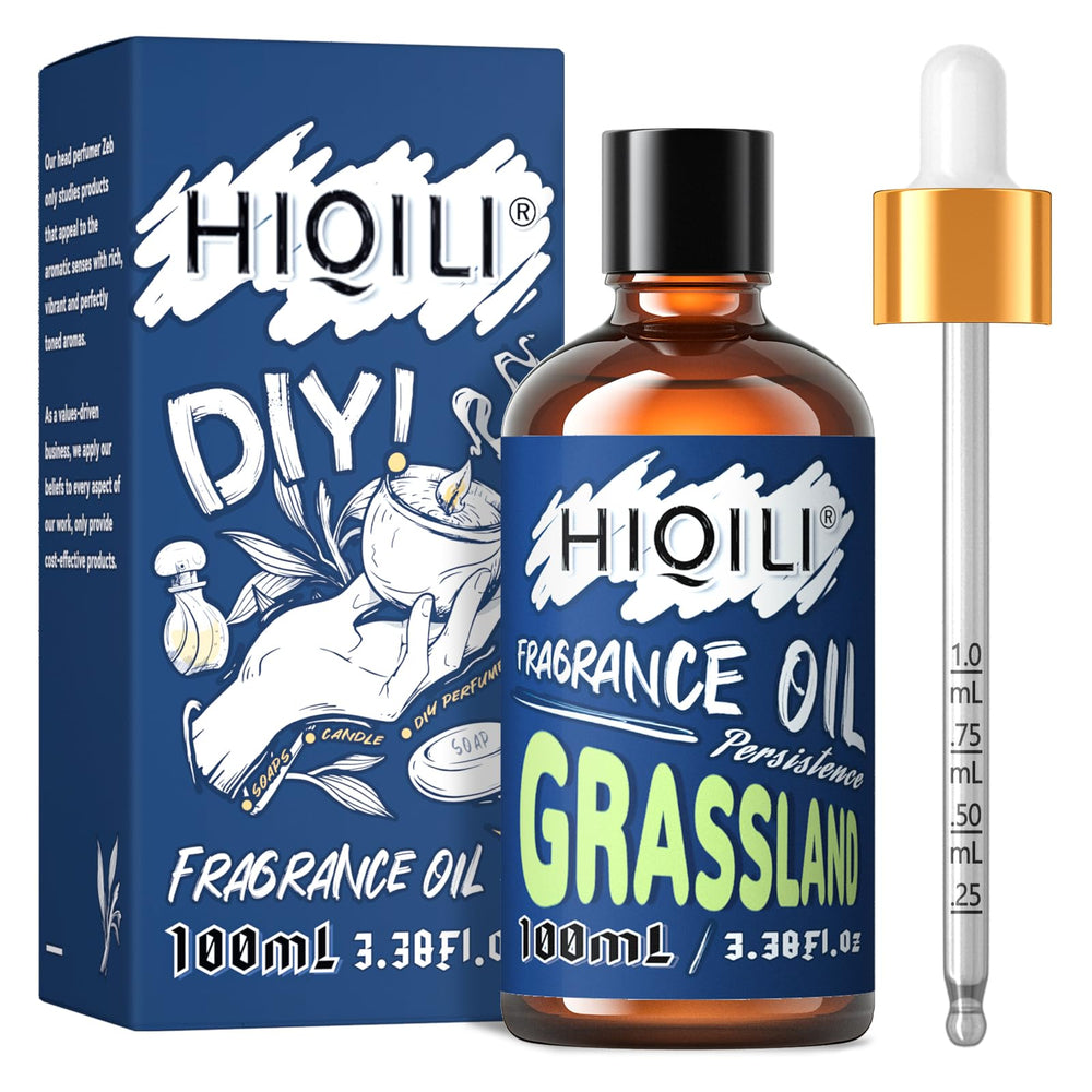 HIQILI Grassland Fragrance Oil 100ml bottle with dropper
