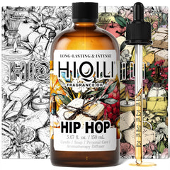 HIQILI bottle front label showing lemon and apple scent benefits
