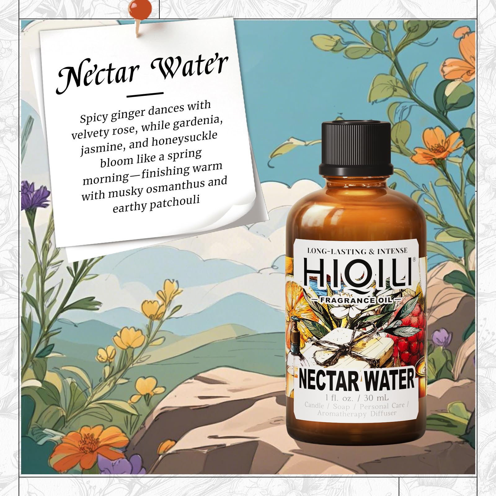 Close-up of Nectar Water Fragrance Oil dropper
