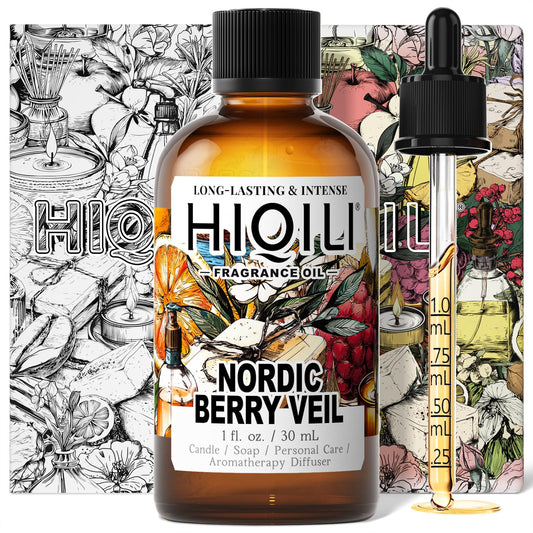 HIQILI Nordic Berry Veil Fragrance Oil bottle - 1 oz