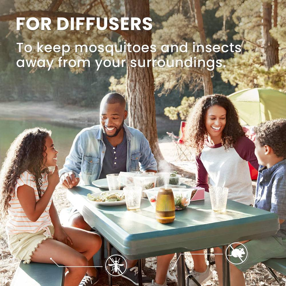 Spray bottle filled with peppermint solution for air freshening